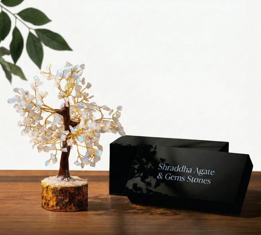 Moon Stone Tree For Home Decor