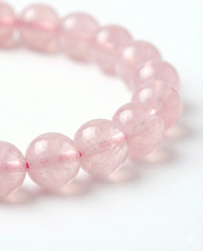 Rose Quartz Beaded Bracelet