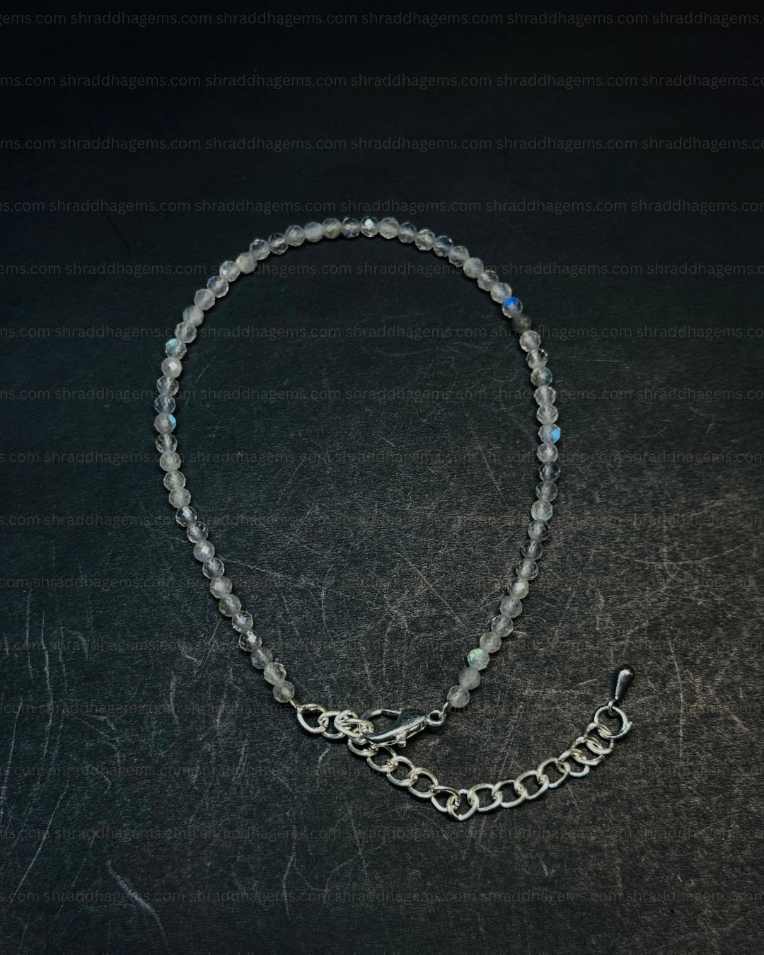 Natural Aquamarine Anklet | Genuine Crystal for Calm & Courage