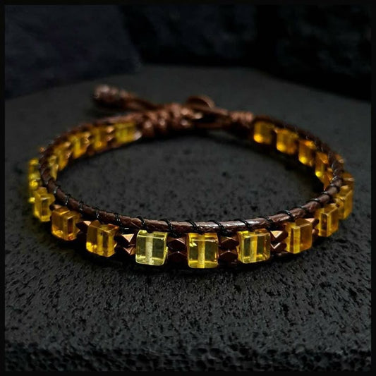Amber Stone Bracelet for men's Fashion & style