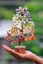 Multicolour Stone Tree For Home Decor
