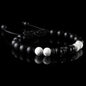 White&Black Stone Bond Bracelet for men's Fashion & style