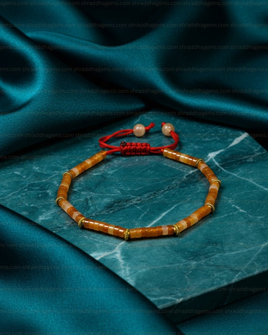 Natural Red Carnelian Braided Crystal Bracelet – Vitality, Confidence & Passion | Courage, Creativity & Root Chakra Energy Boost for Men’s & Women’s