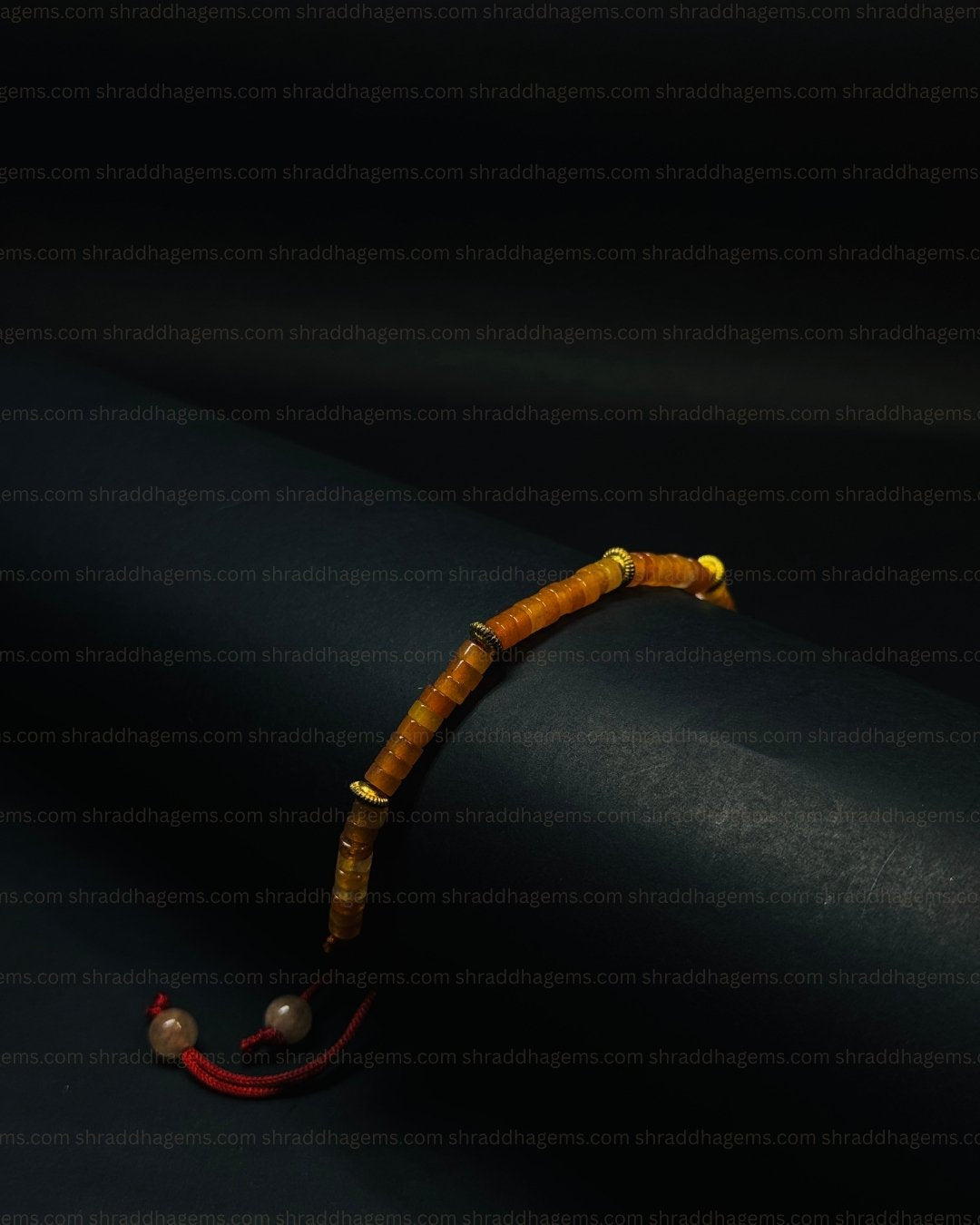 Natural Red Carnelian Braided Crystal Bracelet – Vitality, Confidence & Passion | Courage, Creativity & Root Chakra Energy Boost for Men’s & Women’s