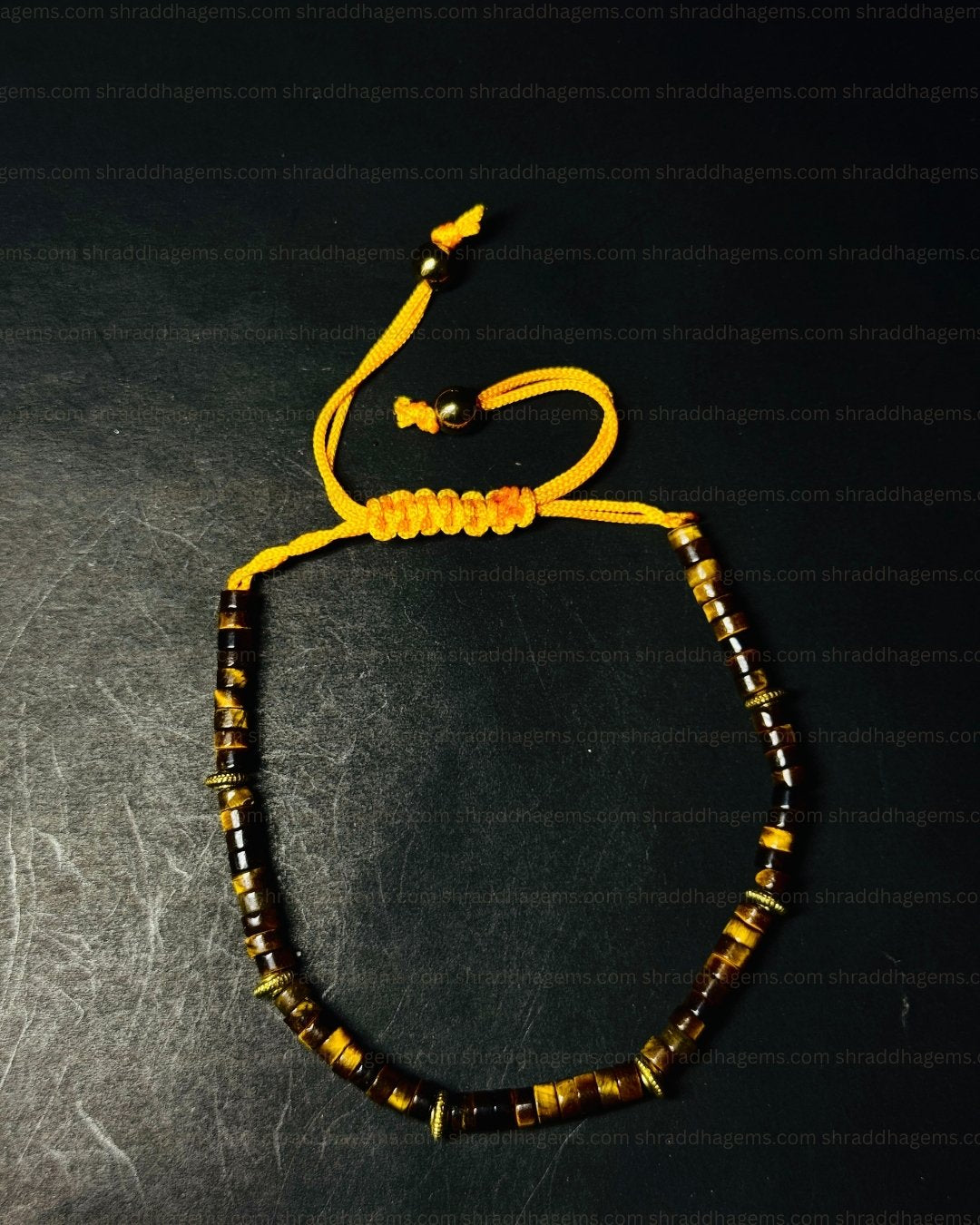 Tiger’s Eye Braided Crystal Bracelet