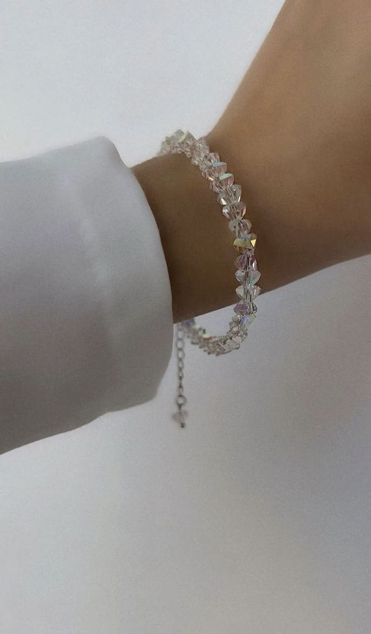 Transparent  Stone Bracelet for Girl's Fashion & style